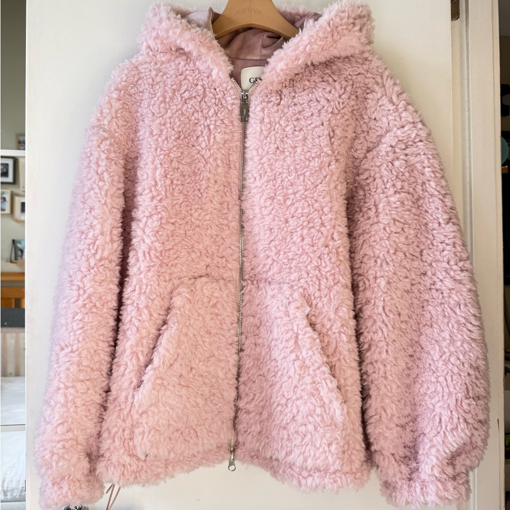 Cozy Pink Teddy Jacket